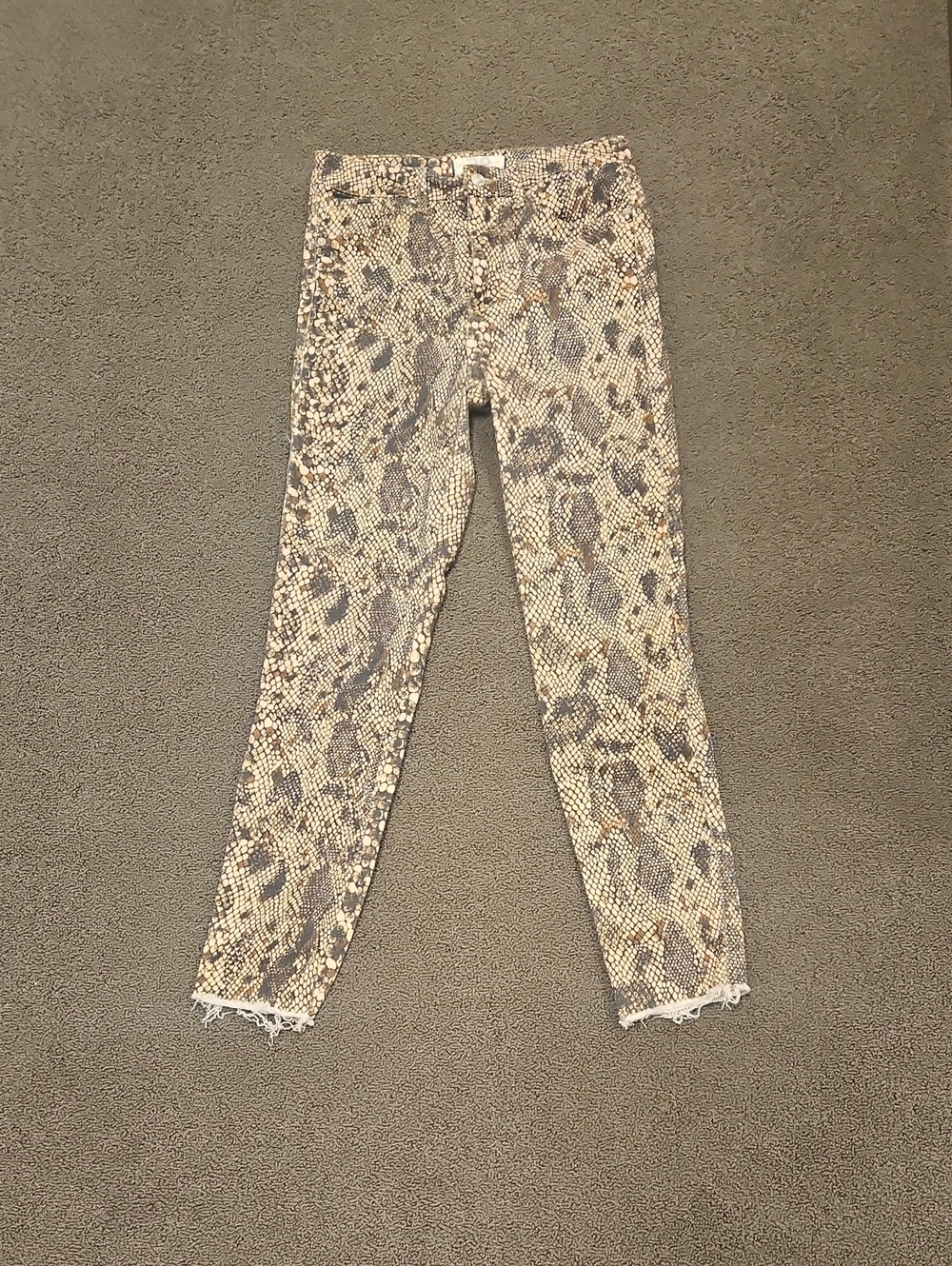 We The FREE Snake Print Skinny Jeans